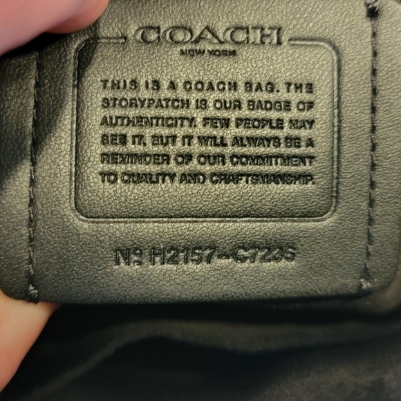 Coach Marlie Leather Sachel/Crossbody With Border Quilting And Snakeskin Handle - Picture 15 of 16